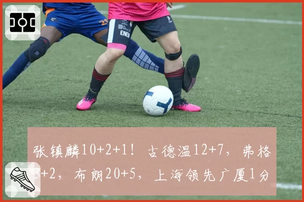 张镇麟10+2+1！古德温12+7，弗格3+2，布朗20+5，上海领先广厦1分